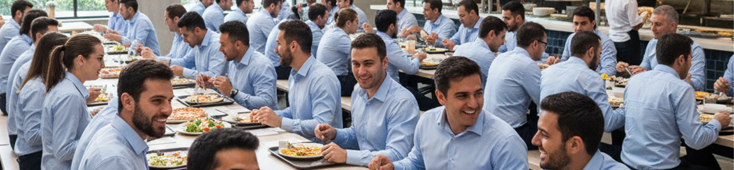 É um espaço designado para o consumo de refeições